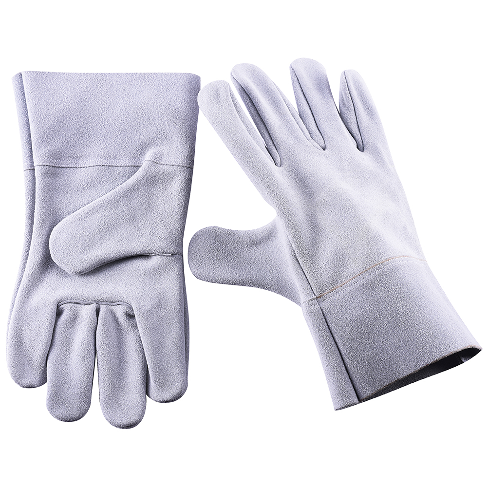 Natural Soft Split Welders Gloves unlined with 8cm/15cm Cuff